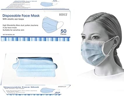 Blue Disposable Face Mask